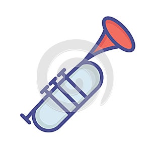 Bullhorn Vector icon which can easily modify or edit photo