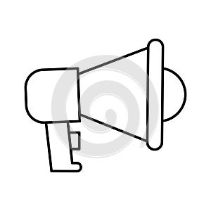Bullhorn Vector icon which can easily modify or edit photo