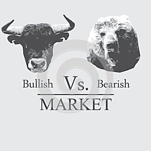 Bullish vs bearish photo