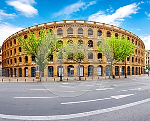 Bullring arena Plaza de Toros in Valencia photo