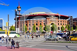 Bullring Arenas. Barcelona, Catalonia, Spain