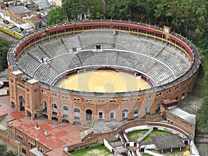 Bullring in the centre of Bogota