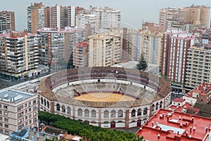 The bullring at Malaga, Spain