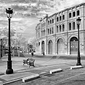 The Bullring of Puerto de Santa Maria in Infrared