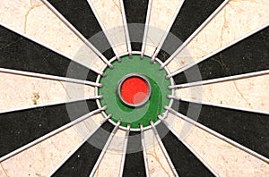 Bullseye of a Dartboard abstract