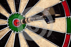 Bullseye Perfect Hit Closeup