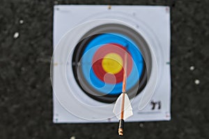 Bullseye is a target of business. Dart is an opportunity and Dartboard is the target and goal. So both of that represent