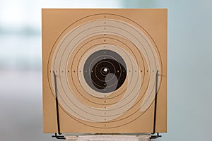 Bullseye,Target made of Paper, with hole in the center