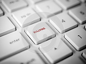 Bully cyber online concept.