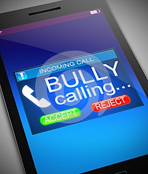 Bullying concept.