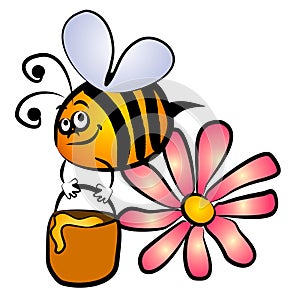 Bumble Bee Honey Clip Art