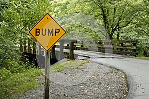 Bump ahead