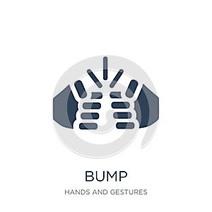 bump icon in trendy design style. bump icon isolated on white background. bump vector icon simple and modern flat symbol for web