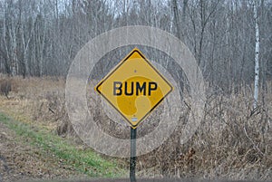 Bump Road Sign