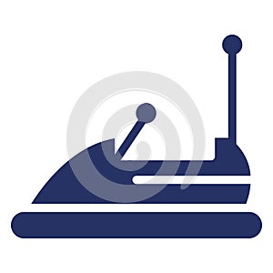 Bumper car Isolated Vector Icon which can easily modify or edit