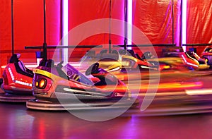 Bumper cars photo