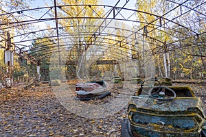 Bumper cars in Pripyat