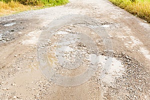 Bumpy road photo