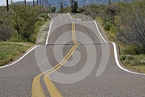 Bumpy Rural Road photo