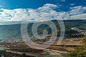 Bumthang Valley in the Kingdom of Bhutan