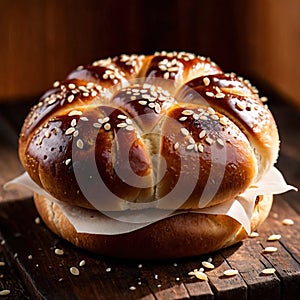 bun, bread roll, simple baked food pastry snack