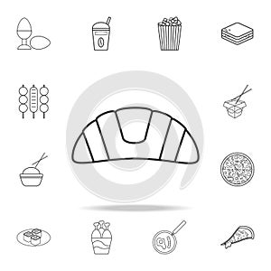 bun icon. Detailed set of fast food icons. Premium quality graphic design. One of the collection icons for websites, web de