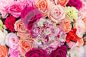 Bunch of artificial flower