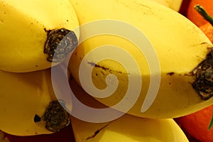 Bunch of bananas, Close up