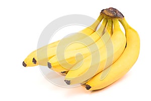 Bunch of bananas isolated