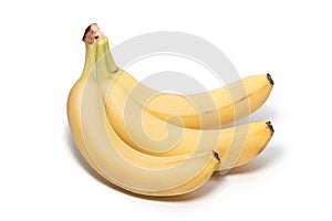 Bunch of bananas isolated on white background