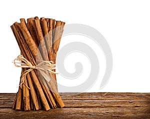 Bunch of Ceylon cinnamon