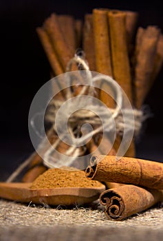 Bunch of cinnamon stick