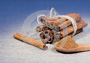Bunch of cinnamon stick