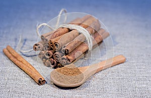 Bunch of cinnamon stick