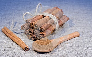 Bunch of cinnamon stick