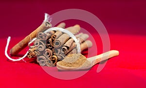 Bunch of cinnamon stick