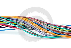 Bunch of different colored wires