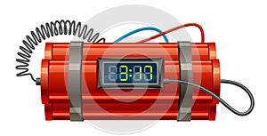 Bunch of dynamite with a timer