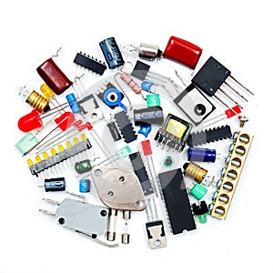 Bunch of electronic components