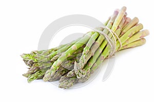 Bunch of fresh green asparagus