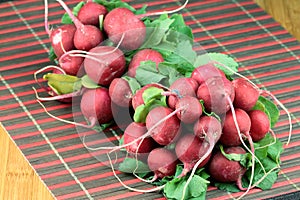 Bunch of fresh radish