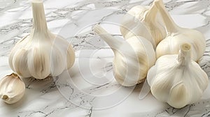 A bunch of garlic