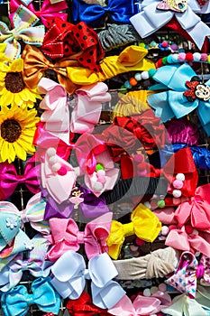 Bunch of handicraft fairs on Avenida Afonso Pena in the city of Belo Horizonte in Brazil