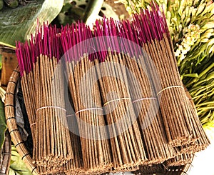 Bunch of incense sticks