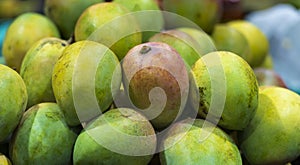 Bunch of indian sindhooram mango