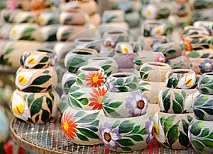 Bunch of Mexican ceramic pots