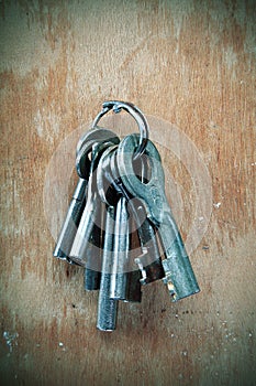 Bunch of old keys.
