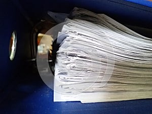 Bunch of papers filed in arch filed