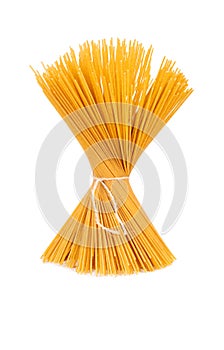 Bunch of pasta spaghetti isolate