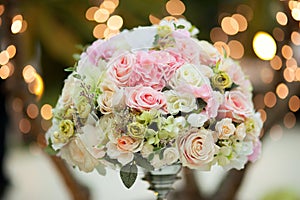 Bunch of pastel delicated flowers